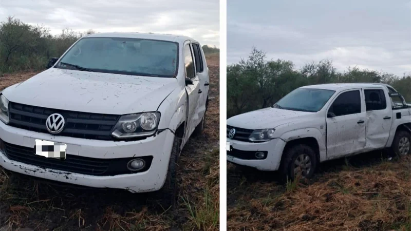 Una camioneta despistó en Ruta 1 en departamento La Paz