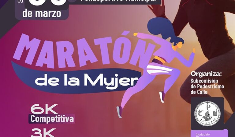 El Municipio de La Paz invita a participar en Maratón  conmemoración al Día de la Mujer