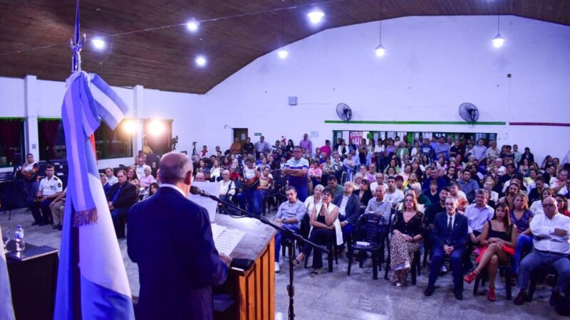 Rossi reafirmó su compromiso de continuar con la transformación de la ciudad de Santa Elena.