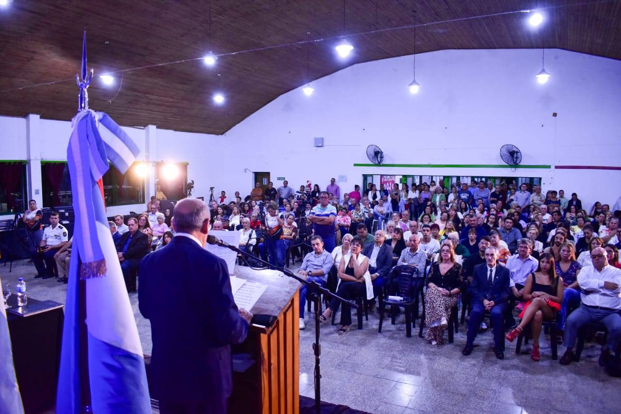 Rossi reafirmó su compromiso de continuar con la transformación de la ciudad de Santa Elena.